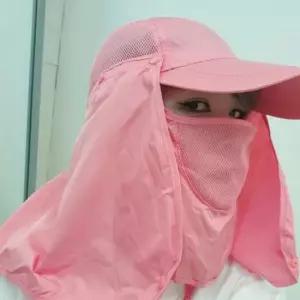 자외선 방수 햇빛차단 캡모자 마스크 낚시 모자