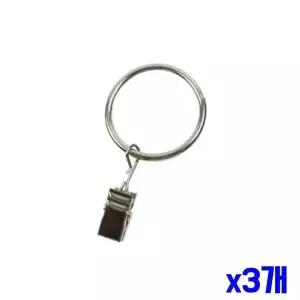[콩심팥심]집게형 스틸 커튼링 소 8P x3개 커튼고리 커튼부자재