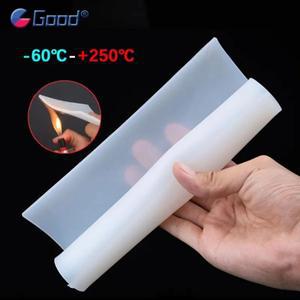 반투명 실리콘 고무 시트 플레이트 매트 흰색 가스켓 패드 고온 방지 두꺼운 0.5 1 2 3 4 5-20mm