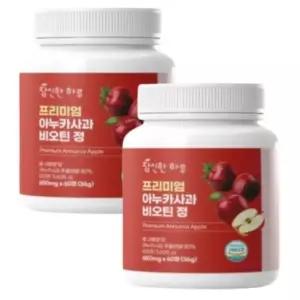 [단비] 참신한하루 아누카사과 비오틴 정 60정 x 2개