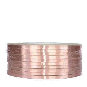 스테인드 글라스 납땜용 블랙 백킹 구리 포일 테이프 36 야드 3-16 인치 4.7mm 0.03mm 두께 10 개세트