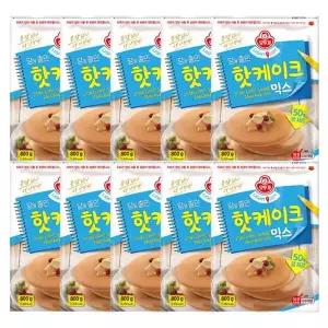 [오뚜기] LIGHT & JOY 당을줄인 핫케이크믹스 800g x 10개[35954793]