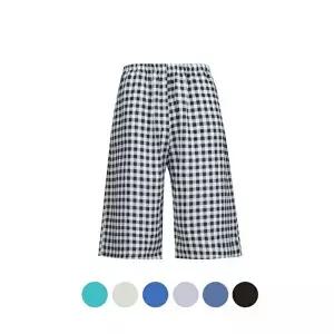 [파파브로]남성 인견 체크 7부 바지 6컬러 HW-UW-7101
