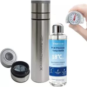 AeonThermoX 부동 온도 조절 쿨러 96H PCM 테크 TSA 승인 여행용 케이스 내장 온도계 바늘 보관함 펜