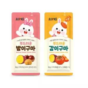 [롯데백화점]엘빈즈 [엘빈즈] 부드러운 고구마말랭이(밤이구마 / 감이구마) 6개