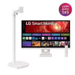 LG 스마트모니터 스윙 라이트 U7s 4K 32U731SAW 81cm(32인치) IPS 슬림베젤 WebOS24 넷플릭스 유튜브 OTT지원