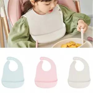 음식물받이 주머니 실리콘 이유식 턱받이 가성비 유아앞치마 예쁜 가벼운