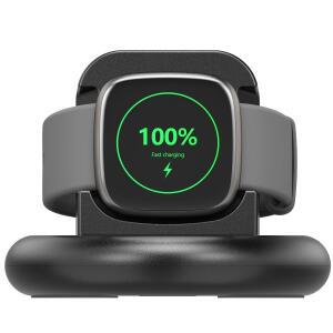 Fitbit Versa 3용 스마트 워치 충전기 독 Sense/Sense 2용 케이블 마그네틱 스탠드