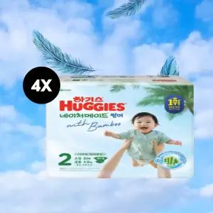 2026 NEW 하기스 네이처메이드 썸머 공용 2단계 80매X4팩 (밴드형)
