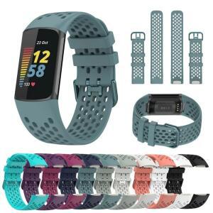 Fitbit Charge 5/6 용 스트랩 시계 밴드 스포츠  실리콘 팔찌 액세서리