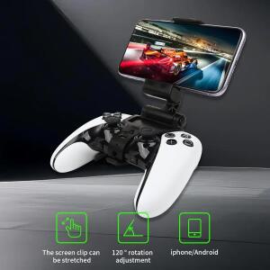 [호환품]PS5 듀얼센스 엣지 엘리트 컨트롤러 조절 가능 폰 마운트 클립 홀더 모바일 게임 지원 스탠드 게임