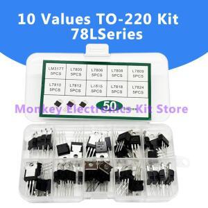 [호환품]50PCS TO-220 키트 전압 조정기 IC LM317T L7805CV