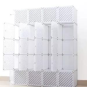 화이트 선반 옷장 DIY 긴옷 거실 멀티 간이 거실 멀티 아이방 학생
