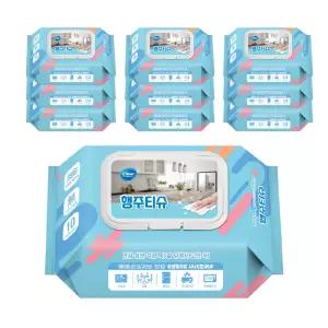 클리어 한장씩 뽑아쓰는 간편한 행주티슈 70매 x 10팩