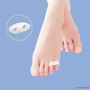 돼지코 새끼 발가락 관리2p 발가락링 벌리개 보호대 약지 (W6705D4)
