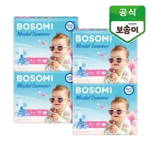 보솜이 모달썸머 팬티 기저귀 대형 30매 4팩