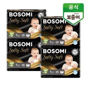 보솜이 소프티소프트 팬티 기저귀 특대형 26매 4팩