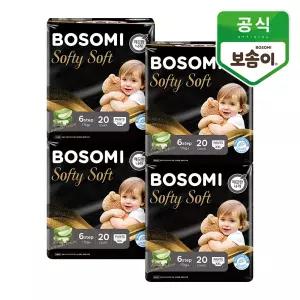 보솜이 소프티소프트 팬티 기저귀 점보형 20매 4팩