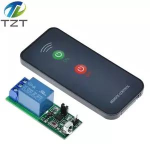 DIYTZT 1/2/3PCS 액티브 리모컨+IR 1채널 적외선 수신기 드라이빙 스위치 릴레이 드라이버 모듈 보드 5V