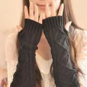 토시 다이아 꽈배기패턴 암워머 겨울팔토시 핸드워머