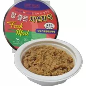 강아지 참좋은 화식 사료 닭고기 황태 110g 1P 습식