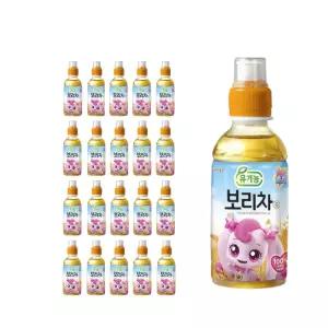 웅진 캐치티니핑 유기농 보리차펫 200ml 24개 페트 1박스 어린이집 소풍 외출 아이