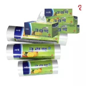 크린백 티슈형 25X35cm(300매)/위생팩/지퍼팩/롤백/일회용
