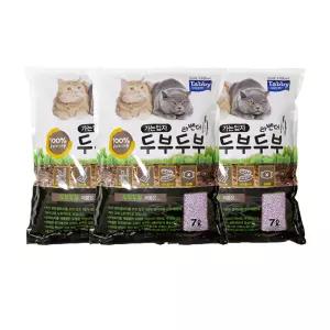 두부두부 가는입자 라벤더 7L x3개 고양이모래