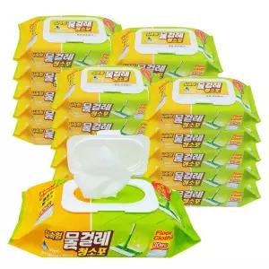 실속형 물걸레 청소포(중형) 30매X20팩 / 밀대걸레 청소물티슈