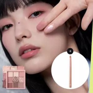 3CE 멀티 아이 컬러 팔레트+글로우 아이포인트 브러쉬