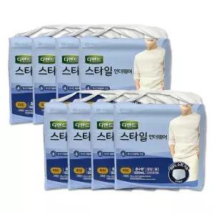 디펜드 스타일 언더웨어 성인 팬티 기저귀 패드 남성 파워 중형 9매x8팩