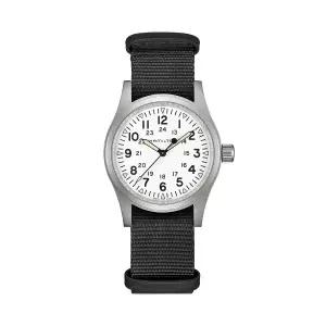 해밀턴 H69439910 카키필드 매커니컬 남성 나토 38mm