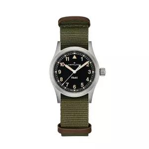 해밀턴 H69301930 카키 필드 쿼츠 남성 나토 33mm