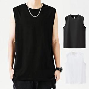 남자 오버핏 나시티 순면 여름 운동 헬스 무지 민소매 20수 M-3XL
