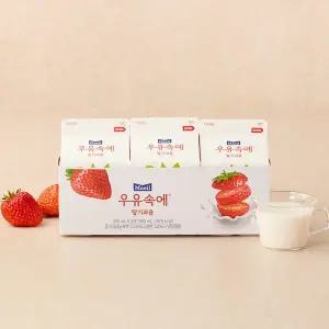 우유속에 딸기과즙 300ml 3입 기획