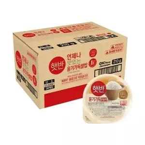 CJ 햇반 윤기가득쌀밥 210g, 36입, 1개