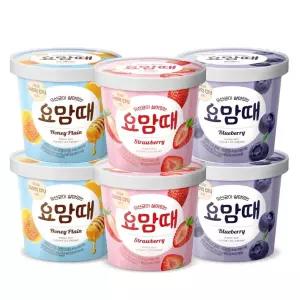 빙그레 요맘때 파인트 6개 택1 (스트로베리/블루베리/허니플레인)