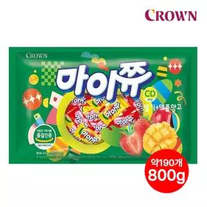 마이쮸 딸기애플망고 800g/혼합마이쮸/학교간식/유치원/어린이집/아이간식/카라멜/딸기맛/애플망고맛/개별포장