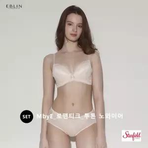 에블린 [SET] 노와이어 브라1+팬티1 EBBRGA365H EBWQGA365H