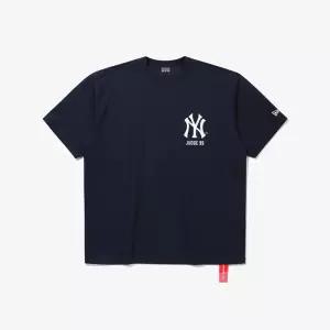 [뉴에라][스타필드수원]MLB뉴욕양키스 플레이어 시그니처 티셔츠 네이비 (15147523)