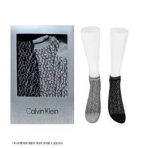 [대구백화점] [닥스양말]CK 신사 스니커즈 로고리핏 2족세트(CKB 32914)