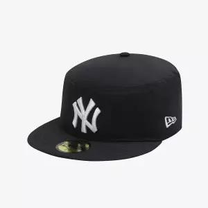 [롯데백화점]뉴에라 MLB 뉴욕 양키스 나일론 메탈 필박스 피티드캡 블랙 15131633