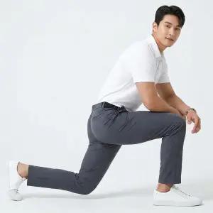 아센티 1+  1 여름 남성 스판 골프 바지 쿨 등산 작업복 팬츠 기본 아웃도어 하의 357
