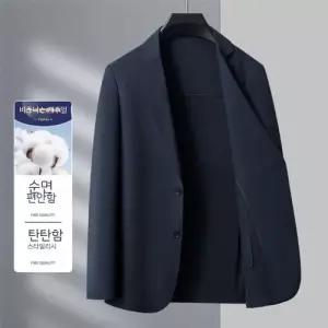 캐주얼 남성용 정장자켓 순면 트렌디 정장 봄가을 싱글 코트 유행3