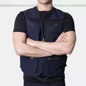 망사 작업 조끼 여름 메쉬 통풍 다용도 포켓 작업복 안전조끼 경량