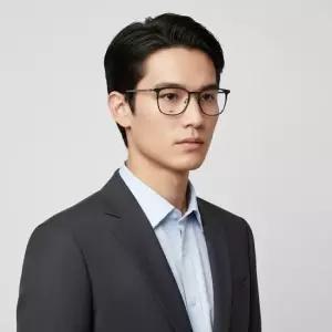 몽블랑 안경테 MB0232O 004 스퀘어 아시안핏 안경