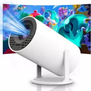 WiFi 및 블루투스가 지원되는 휴대용 미니 프로젝터 1080P 네이티브 480P 100 ANSI 루멘 180 회전 HDMI USB