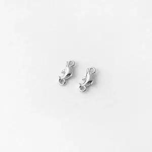 비즈아이 [8-068-12]써지컬스틸 펜던트 미니돌고래양고리 4.3x9mm ,1개