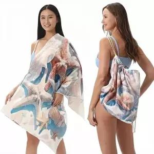 가방형 Z9U3D6I9 비치타올 샌드프리 대형 160cmX80cm
