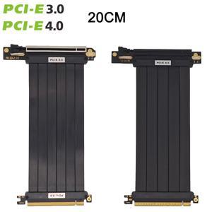 PCIE 4.0 X16 연장 케이블 그래픽 카드 PCl-E 라이저 코드 3.04.0 PCl-Express GPU